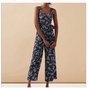 Ann Taylor Factory Pineapple Jumpsuit